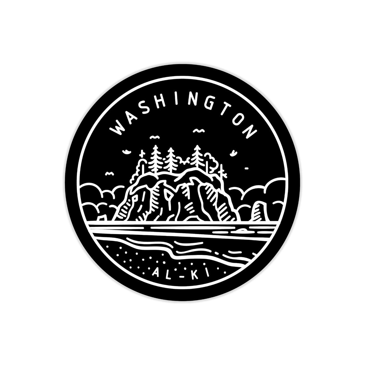 Washington State Motto Sticker