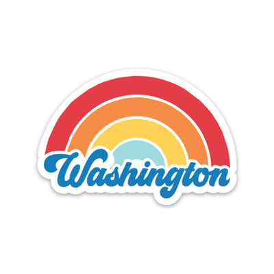 Washington Rainbow Sticker