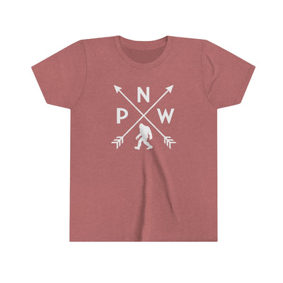 PNW Arrows Sasquatch Kids T-Shirt Heather Mauve / L - The Northwest Store