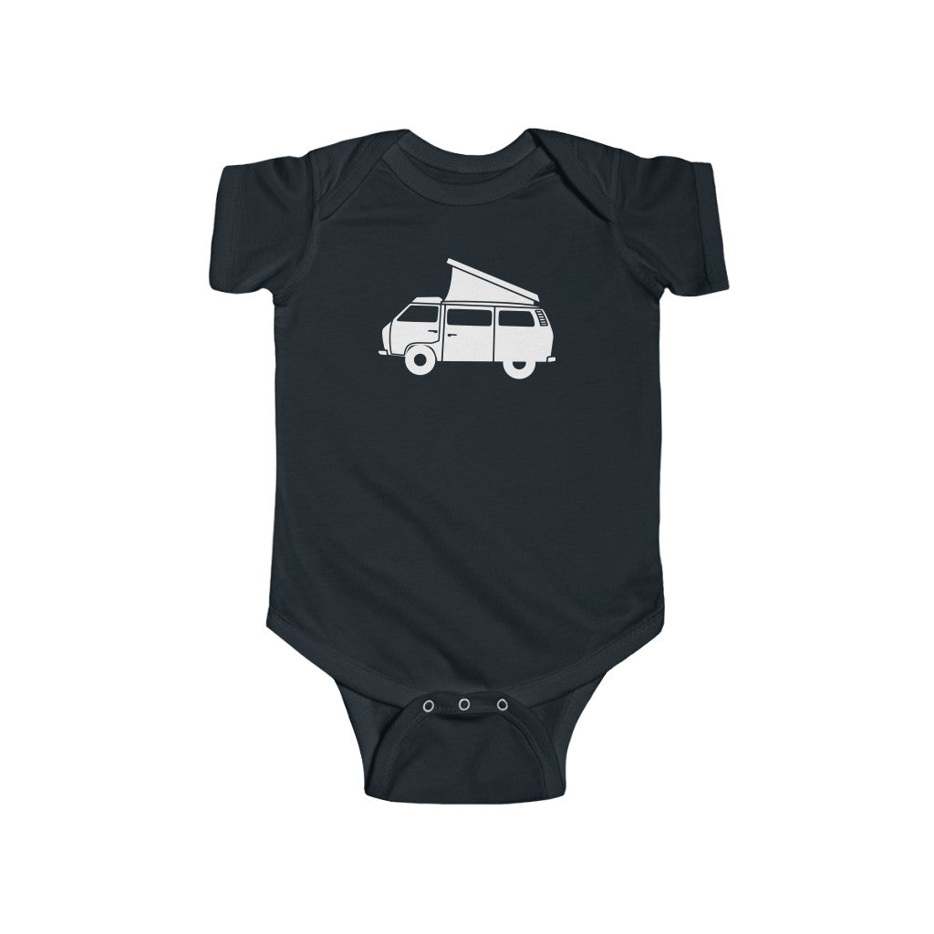 Van Life Baby Bodysuit Black / NB (0-3M) - The Northwest Store