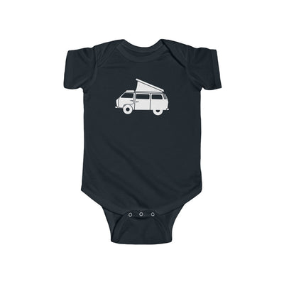Van Life Baby Bodysuit Black / NB (0-3M) - The Northwest Store