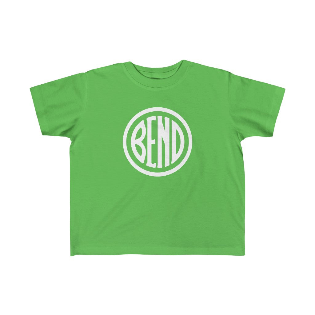 Bend Oregon Toddler Tee - White Apple / 2T - The Northwest Store