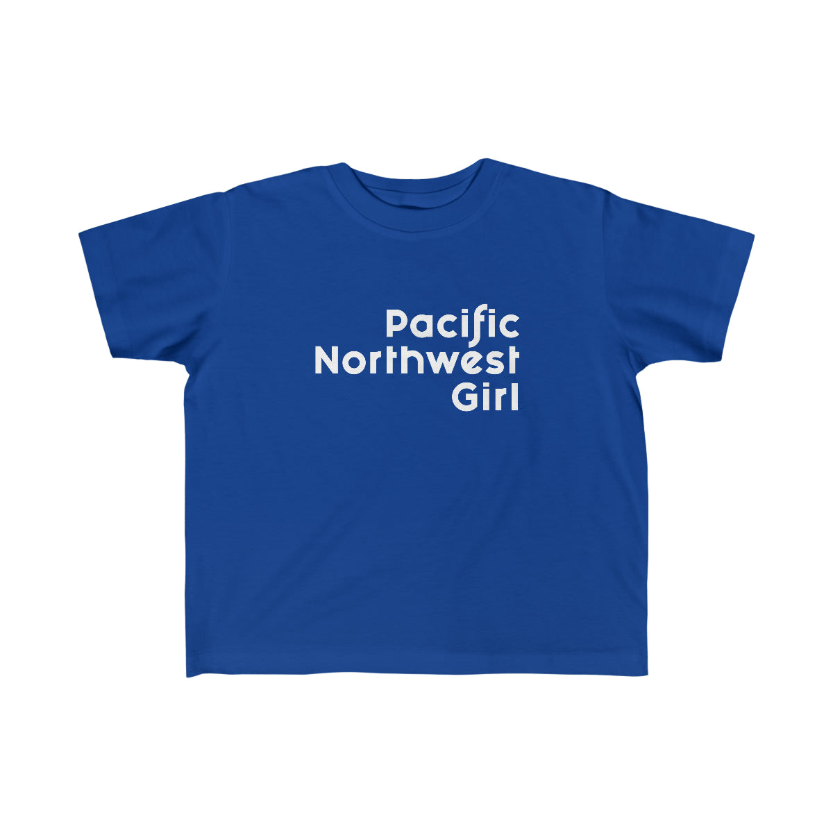 Pacific Northwest Girl Toddler Tee Royal / 2T - The Northwest Store