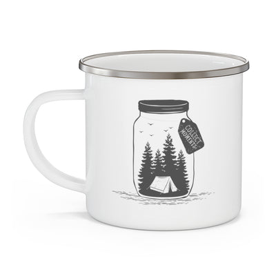 Collect Moments Not Things Enamel Camping Mug 12oz - The Northwest Store
