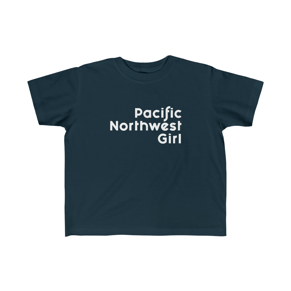 Pacific Northwest Girl Toddler Tee Navy / 2T - The Northwest Store