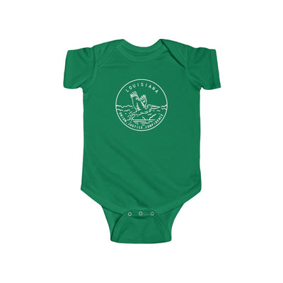 State Of Louisiana Baby Bodysuit Kelly / NB (0-3M) - The Northwest Store