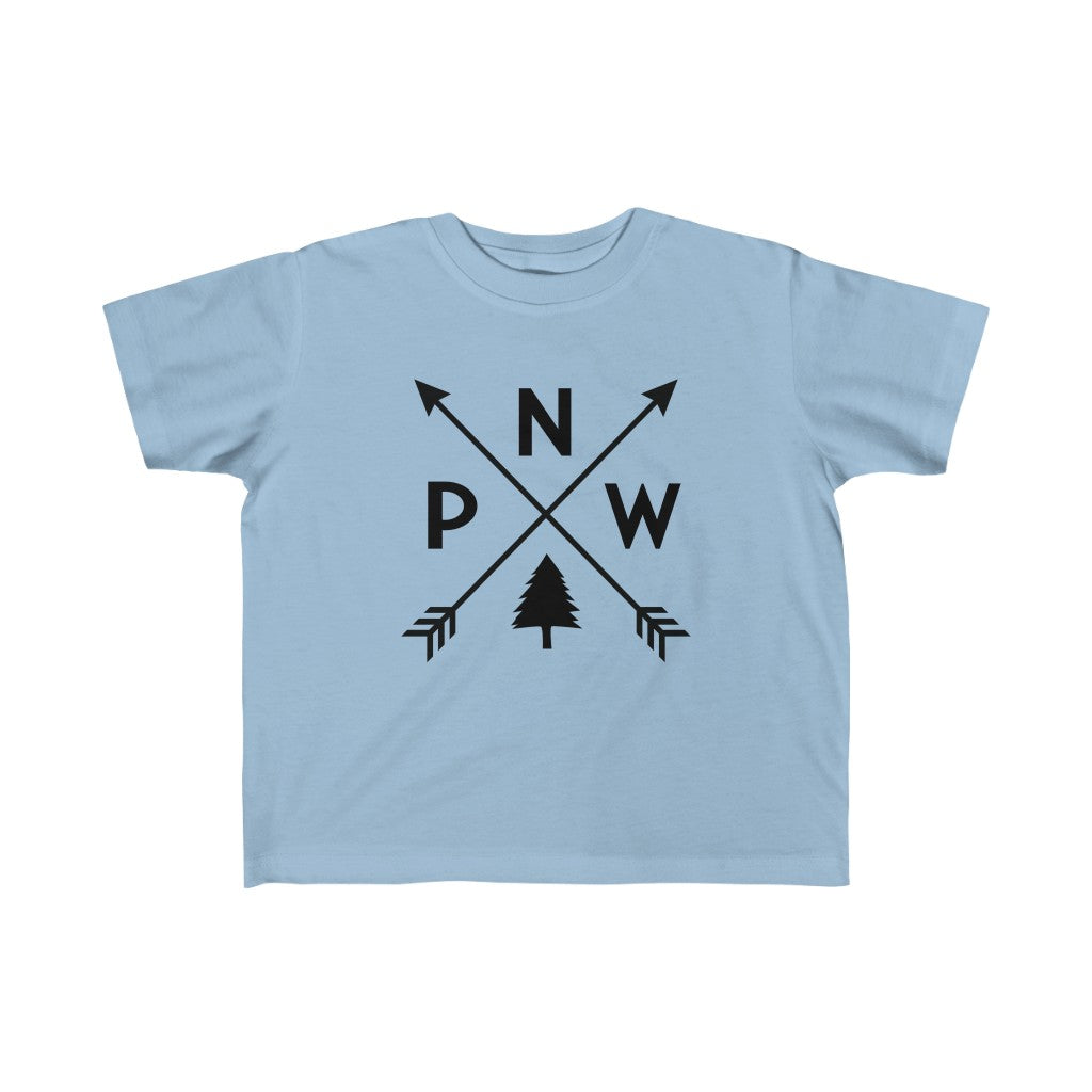 PNW Arrows Toddler Tee Light Blue / 2T - The Northwest Store