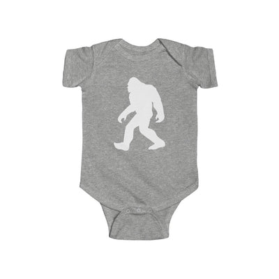 Sasquatch Baby Bodysuit Heather / NB (0-3M) - The Northwest Store