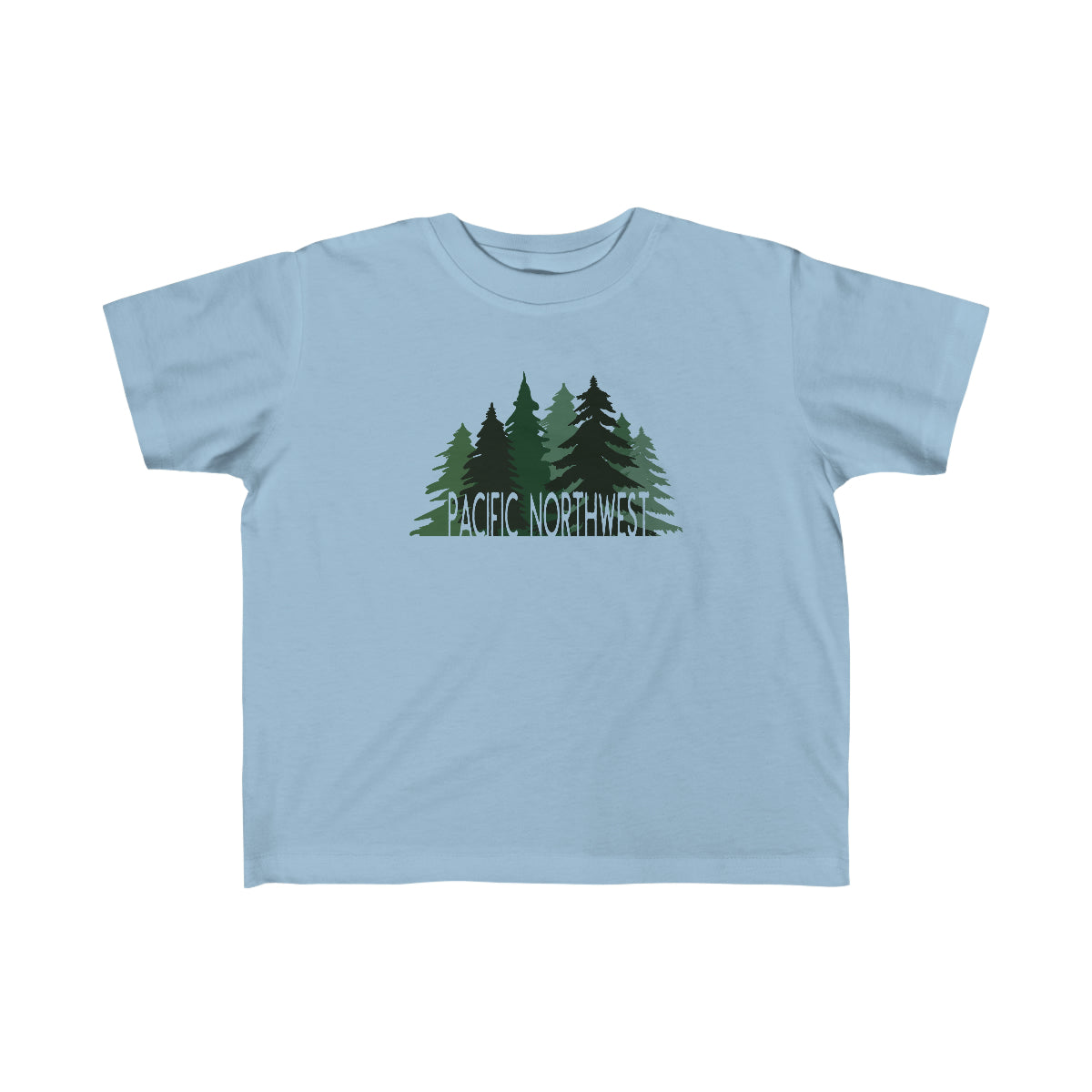 Pacific Northwest Forest Toddler Tee Light Blue / 2T - The Northwest Store