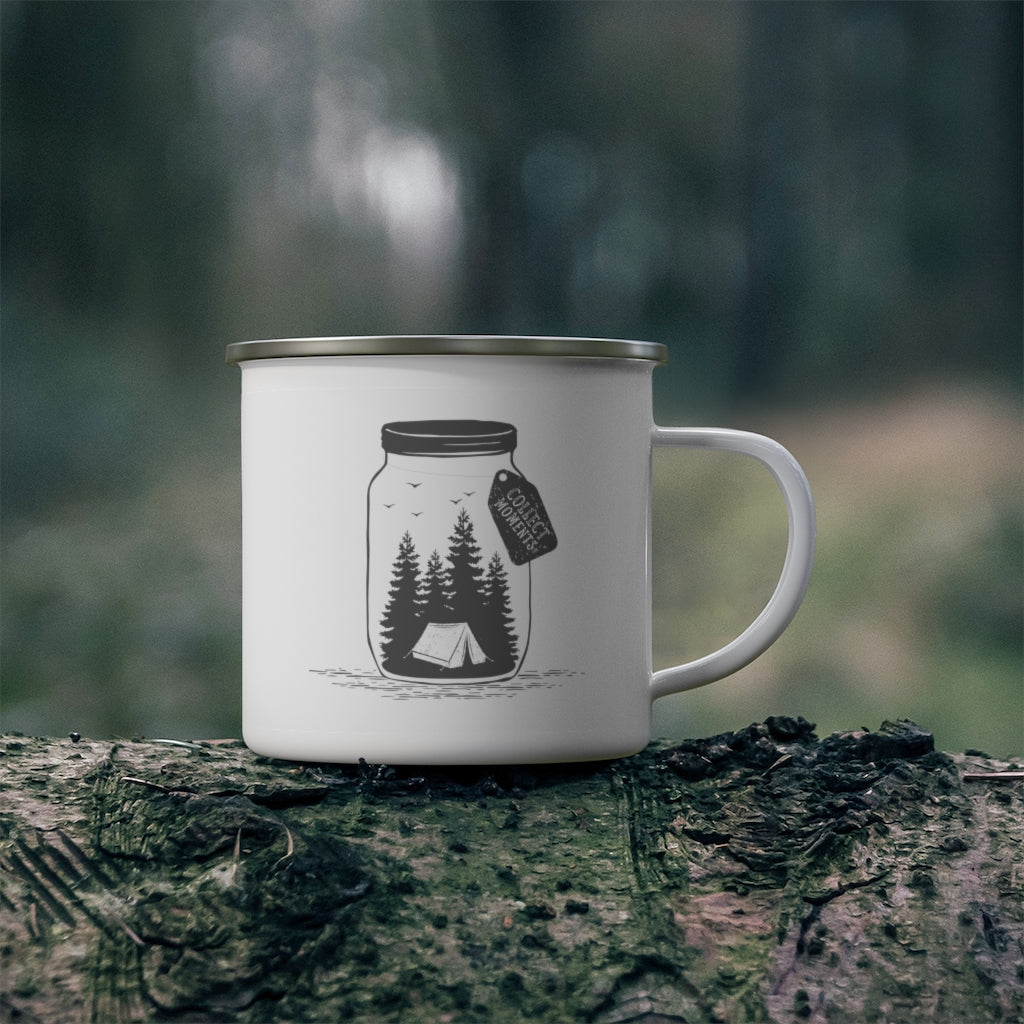 Collect Moments Not Things Enamel Camping Mug - The Northwest Store