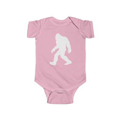 Sasquatch Baby Bodysuit Pink / NB (0-3M) - The Northwest Store