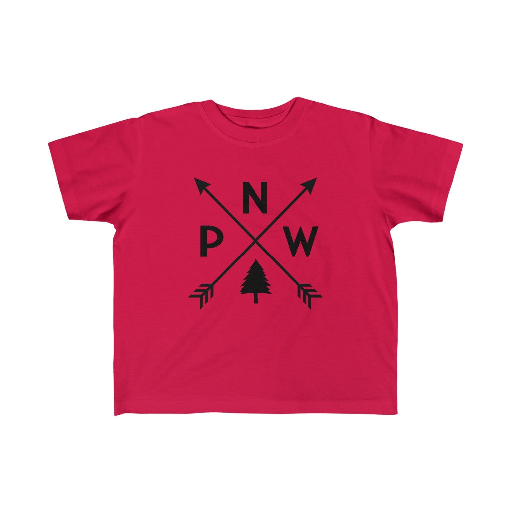 PNW Arrows Toddler Tee Red / 2T - The Northwest Store