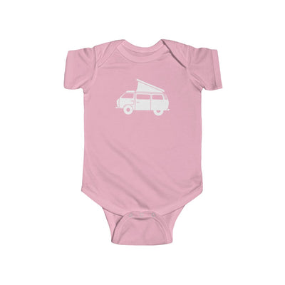 Van Life Baby Bodysuit Pink / NB (0-3M) - The Northwest Store