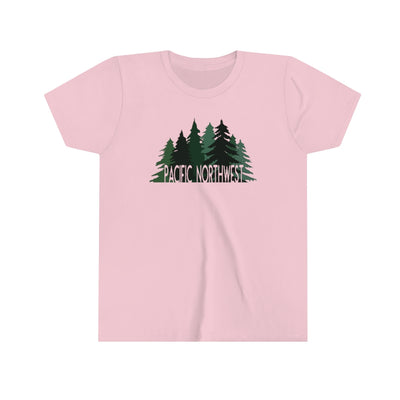 Pacific Northwest Forest Kids T-Shirt Pink / S - The Northwest Store