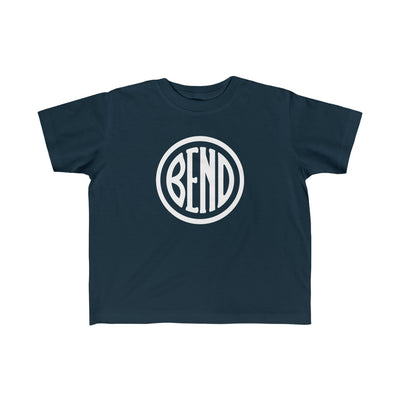 Bend Oregon Toddler Tee - White Navy / 2T - The Northwest Store