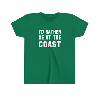 I'd Rather Be At The Coast Kids T-Shirt Kelly / S - The Northwest Store