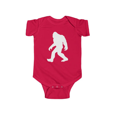 Sasquatch Baby Bodysuit Red / NB (0-3M) - The Northwest Store