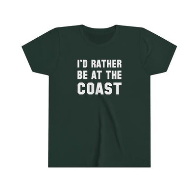 I'd Rather Be At The Coast Kids T-Shirt Forest / S - The Northwest Store