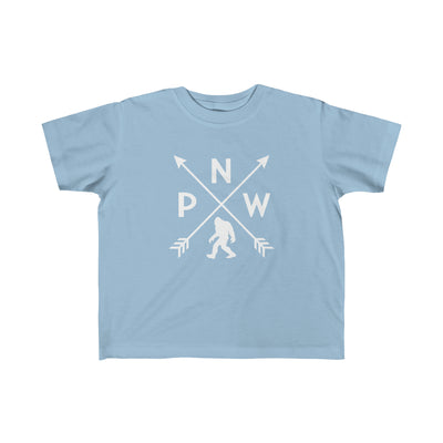 PNW Arrows Sasquatch Toddler Tee Light Blue / 2T - The Northwest Store