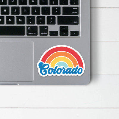 Colorado Rainbow Sticker - The Northwest Store