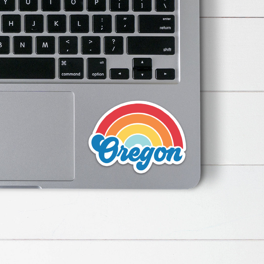 Oregon Rainbow Sticker - The Northwest Store