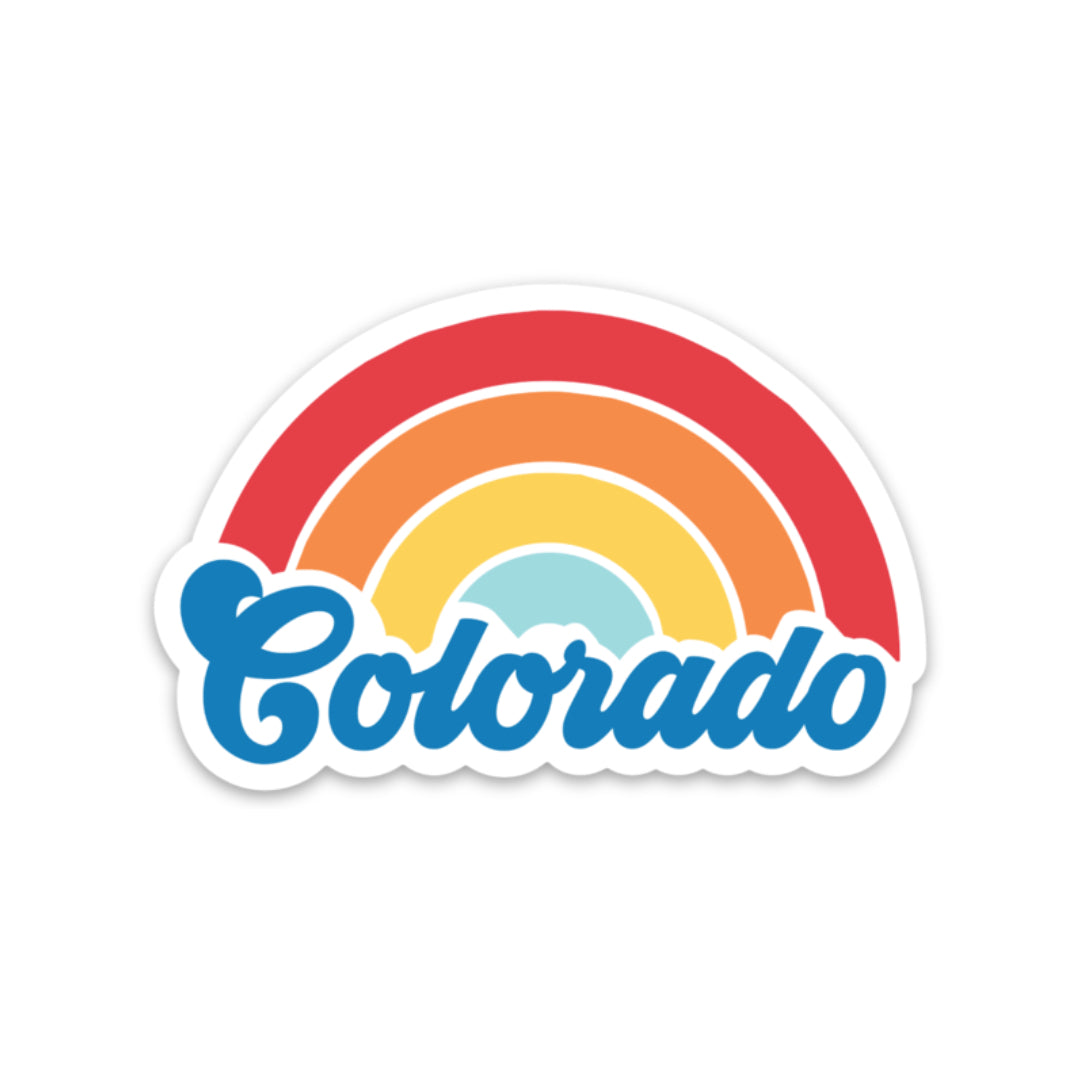 Colorado Rainbow Sticker - The Northwest Store