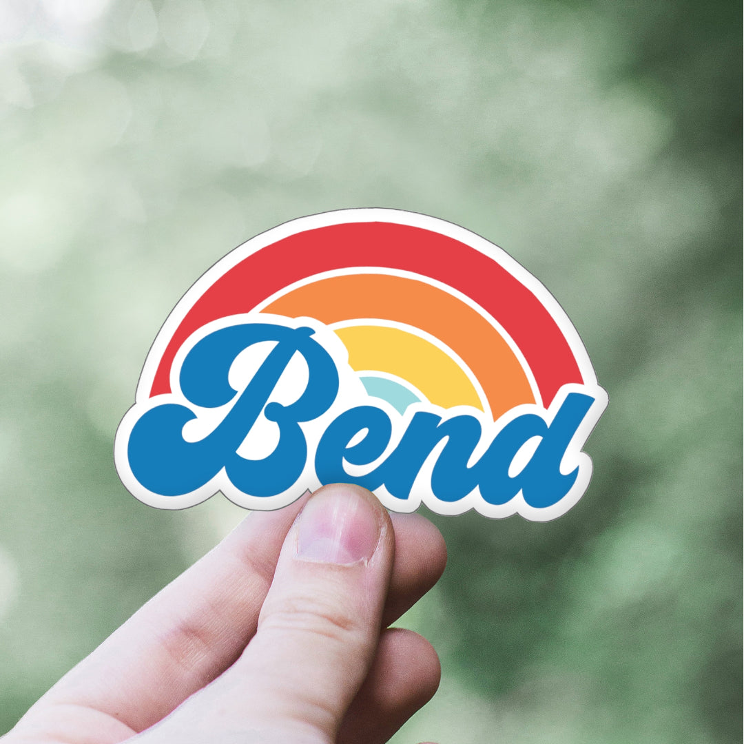 Bend Rainbow Sticker - The Northwest Store