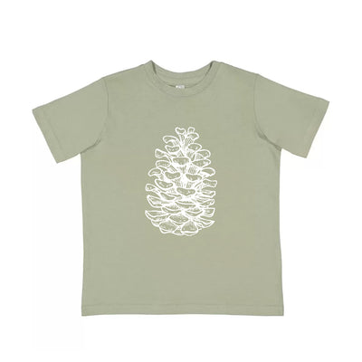 Pinecone Toddler Tee Sage / 2T - The Northwest Store