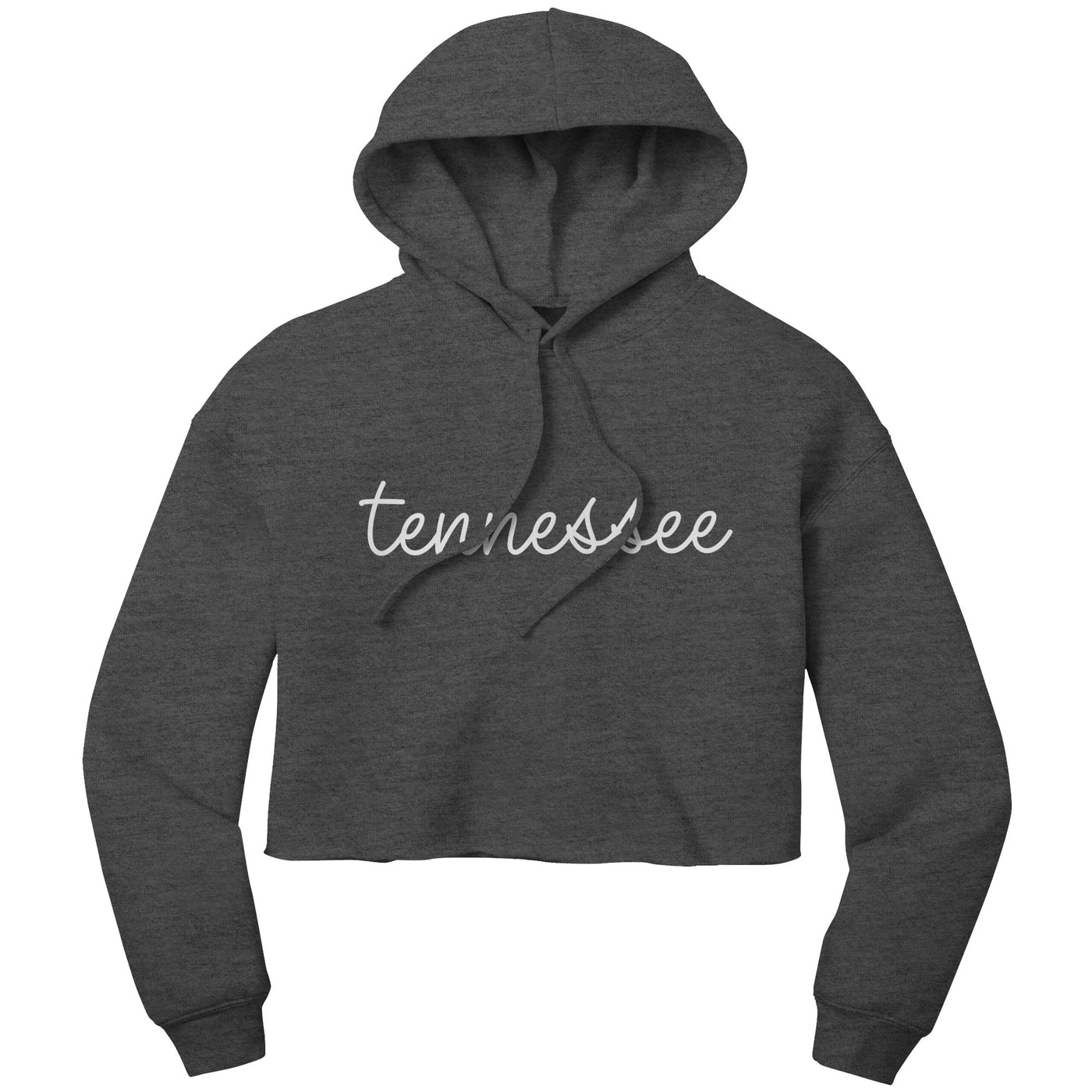 Tennessee Script Crop Hoodie