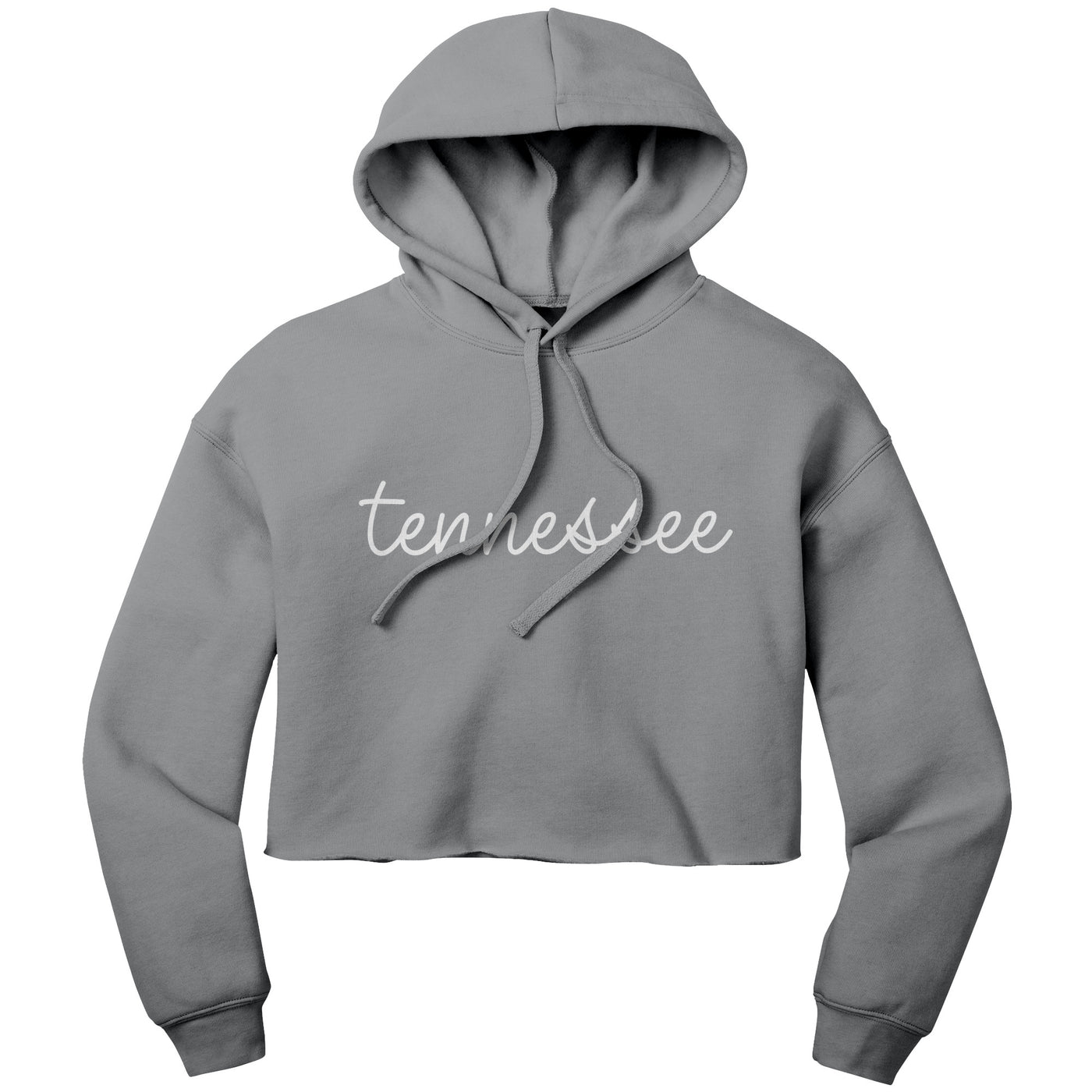 Tennessee Script Crop Hoodie