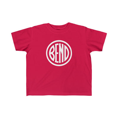 Bend Oregon Toddler Tee - White Red / 2T - The Northwest Store
