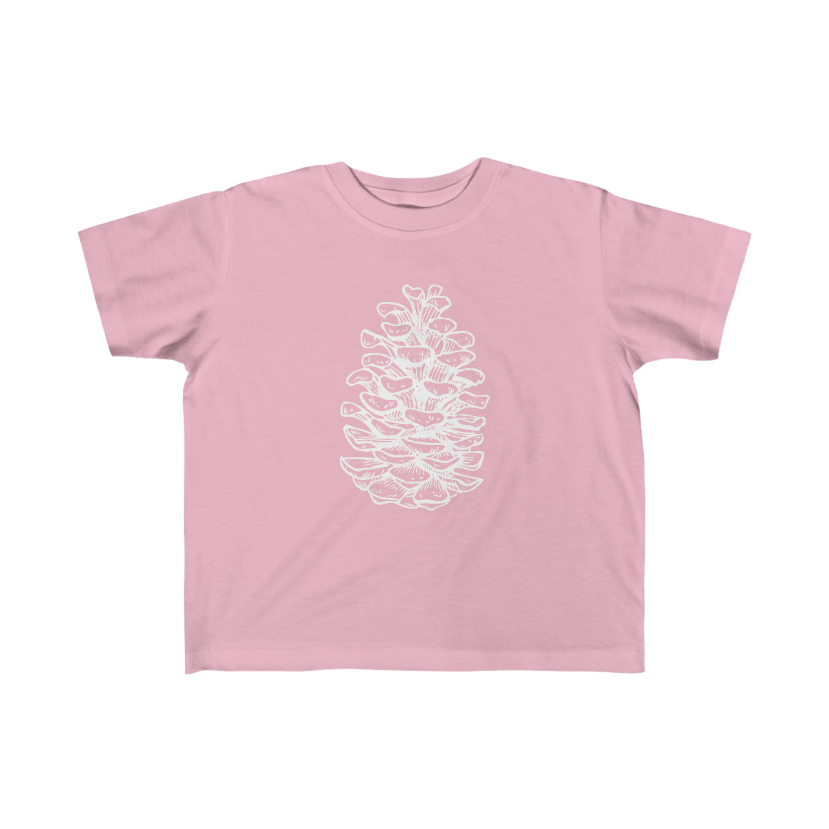 Pinecone Toddler Tee Pink / 2T - The Northwest Store