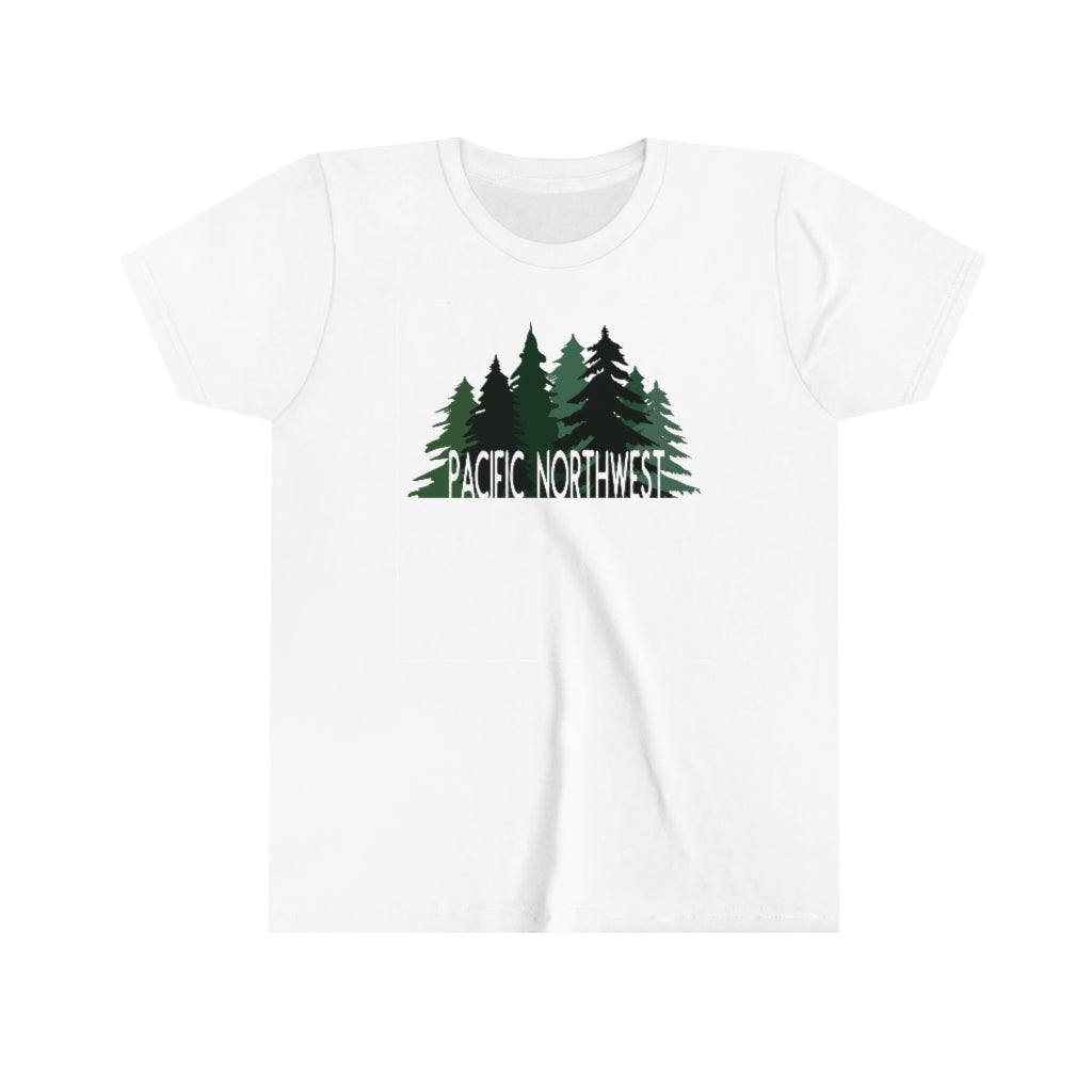 Pacific Northwest Forest Kids T-Shirt White / L - The Northwest Store
