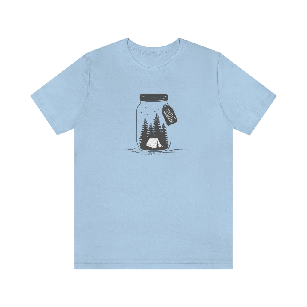 Collect Moments Not Things Unisex T-Shirt Baby Blue / XS - The Northwest Store