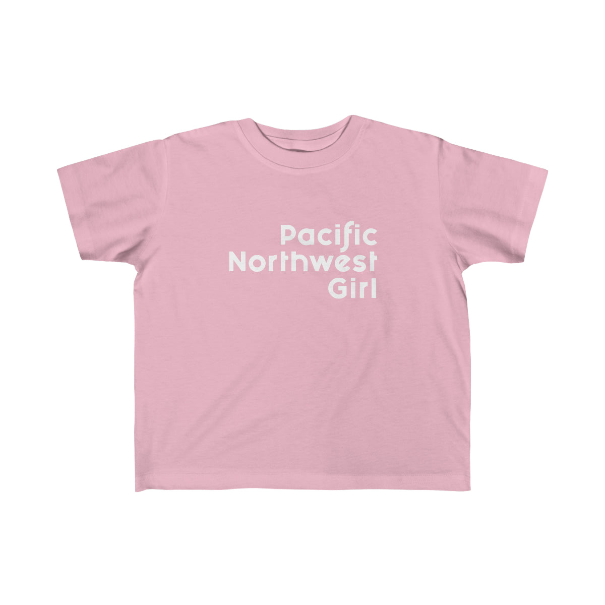 Pacific Northwest Girl Toddler Tee Pink / 2T - The Northwest Store