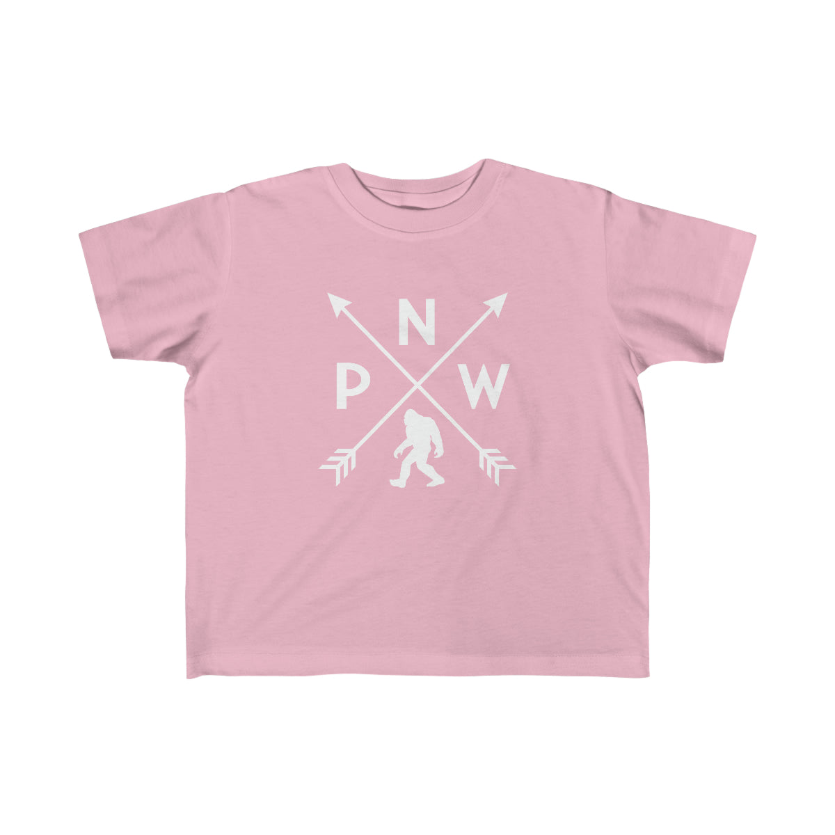 PNW Arrows Sasquatch Toddler Tee Pink / 2T - The Northwest Store