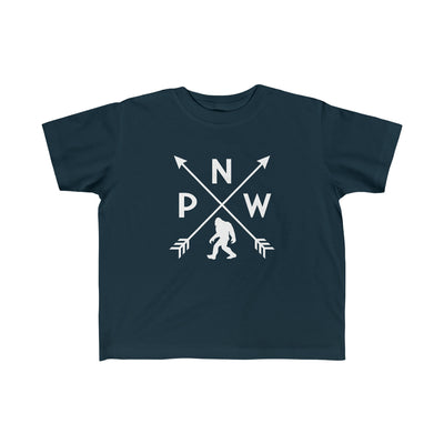 PNW Arrows Sasquatch Toddler Tee Navy / 2T - The Northwest Store