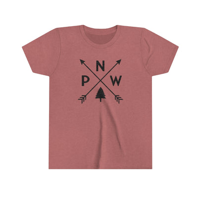 PNW Arrows Kids T-Shirt Heather Mauve / L - The Northwest Store