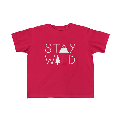 Stay Wild Toddler Tee Red / 2T - The Northwest Store