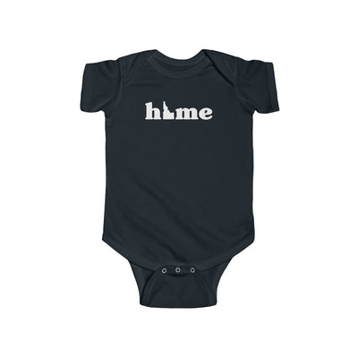 Idaho Is Home Baby Bodysuit Black / 12M - The Northwest Store