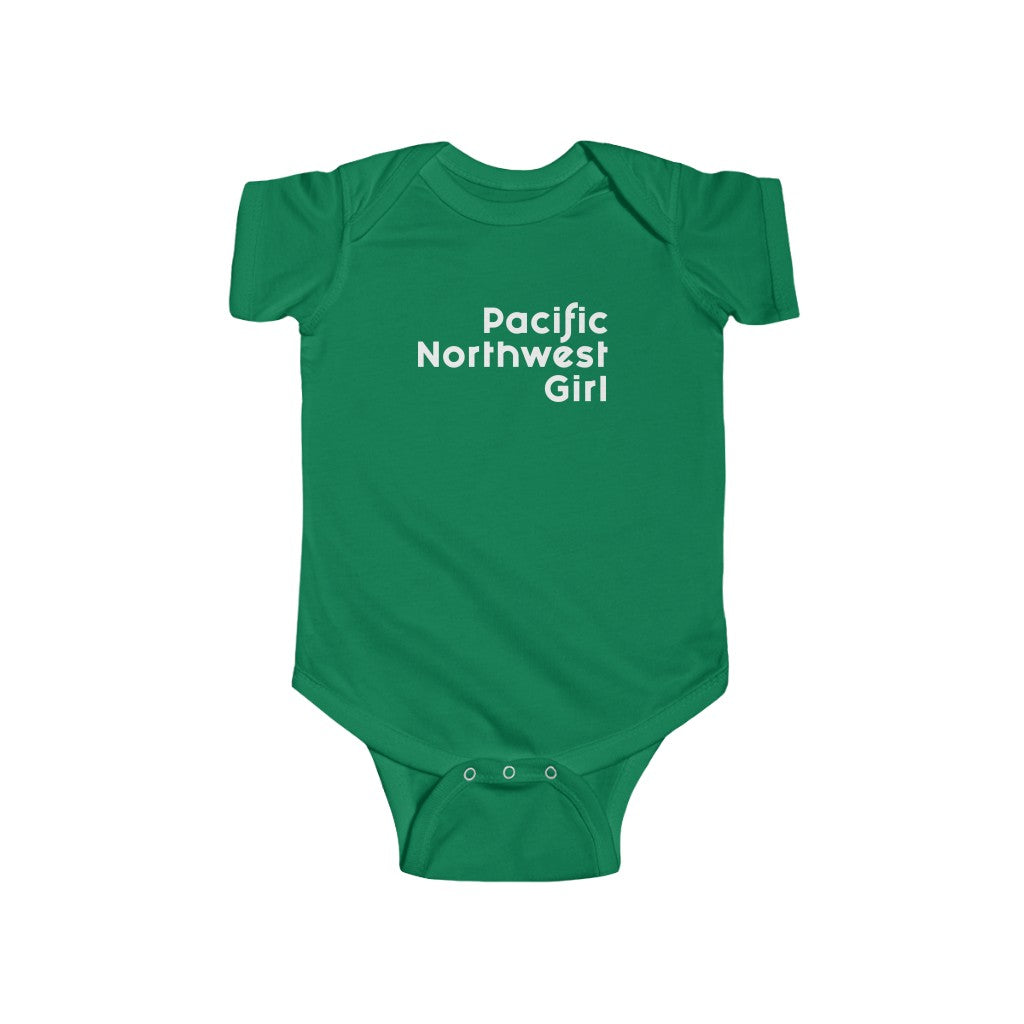 Pacific Northwest Girl Baby Bodysuit Kelly / NB (0-3M) - The Northwest Store