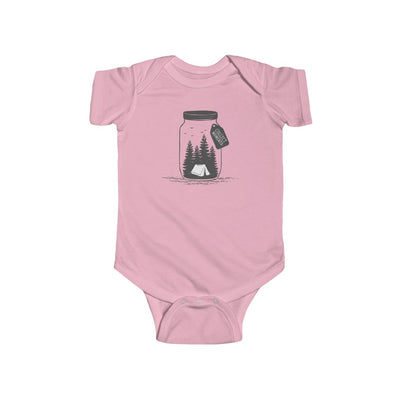 Collect Moments Not Things Baby Bodysuit Pink / NB (0-3M) - The Northwest Store