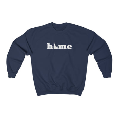 Idaho Is Home Crewneck Sweatshirt Navy / S - The Northwest Store