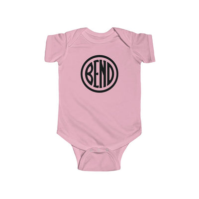 Bend Oregon Baby Bodysuit - Black Pink / NB (0-3M) - The Northwest Store