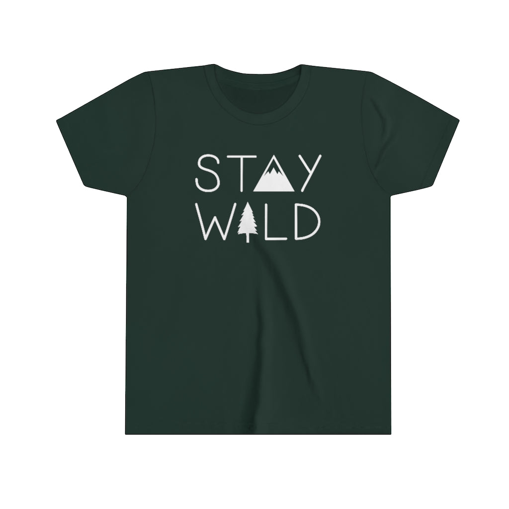 Stay Wild Kids T-Shirt Forest / S - The Northwest Store