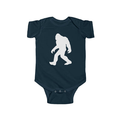 Sasquatch Baby Bodysuit Navy / NB (0-3M) - The Northwest Store