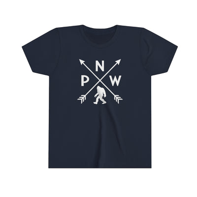 PNW Arrows Sasquatch Kids T-Shirt Navy / S - The Northwest Store