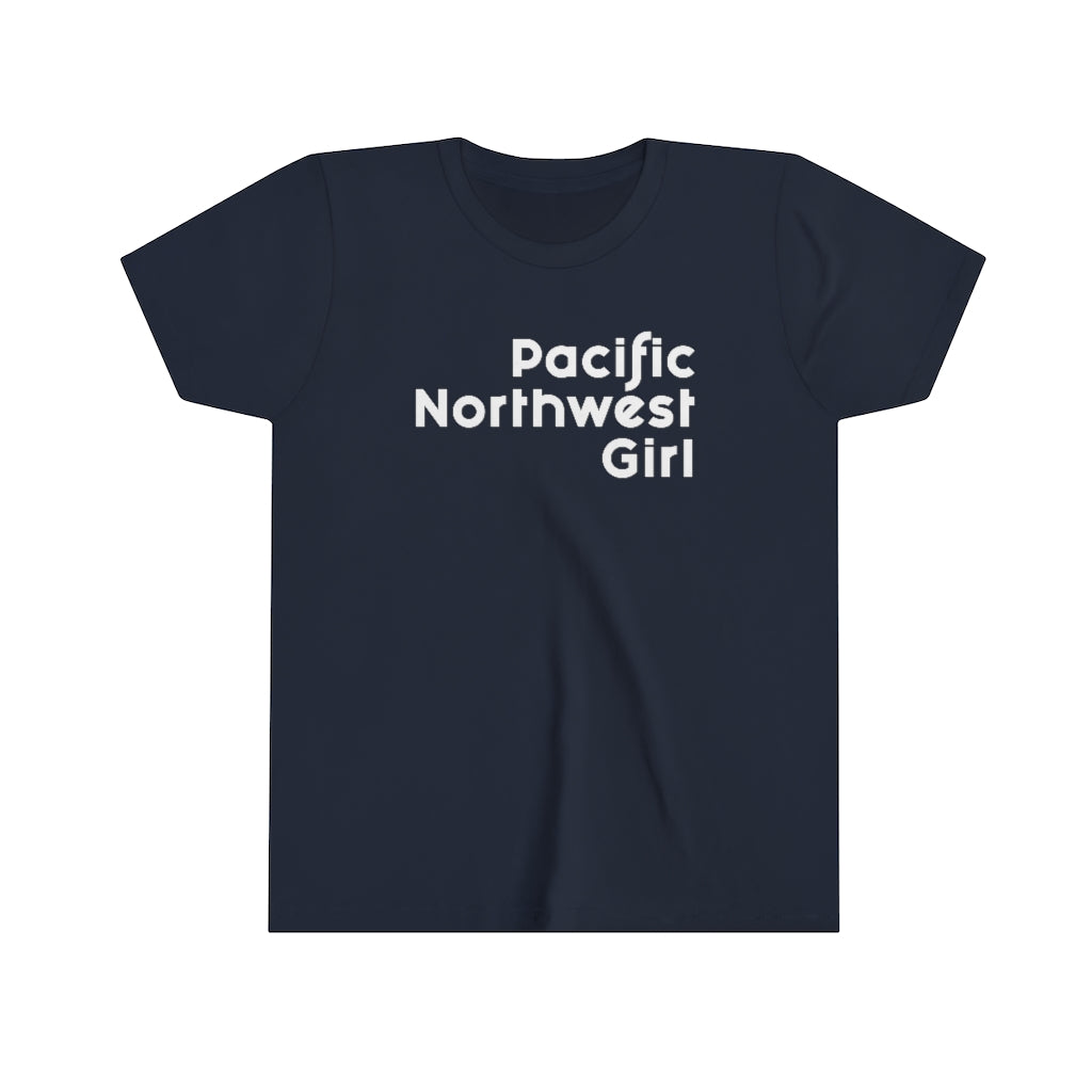 Pacific Northwest Girl Kids T-Shirt Navy / S - The Northwest Store