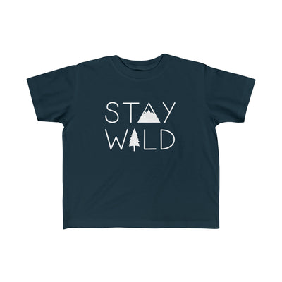 Stay Wild Toddler Tee Navy / 2T - The Northwest Store