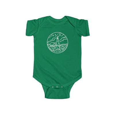 State Of Maine Baby Bodysuit Kelly / NB (0-3M) - The Northwest Store